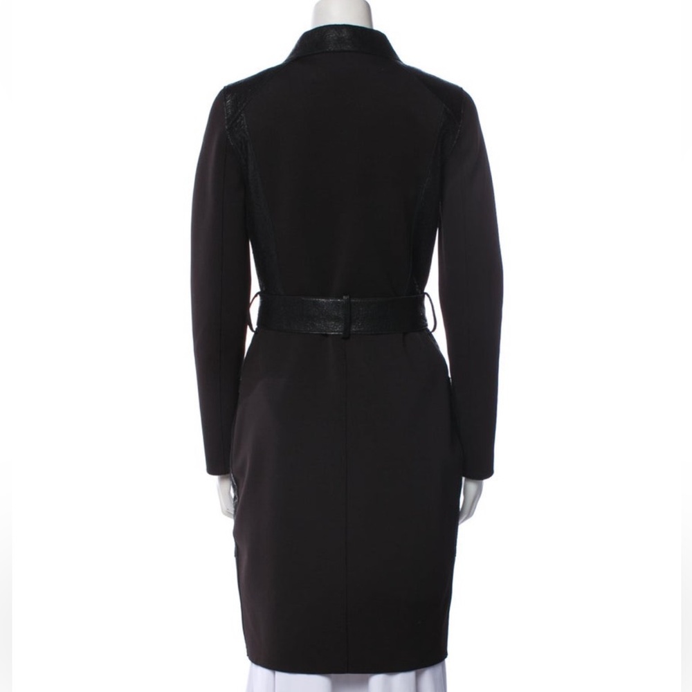 Gorgeous and trendy Zac Posen lamb leather coat XS NWOT - Picture 3 of 4